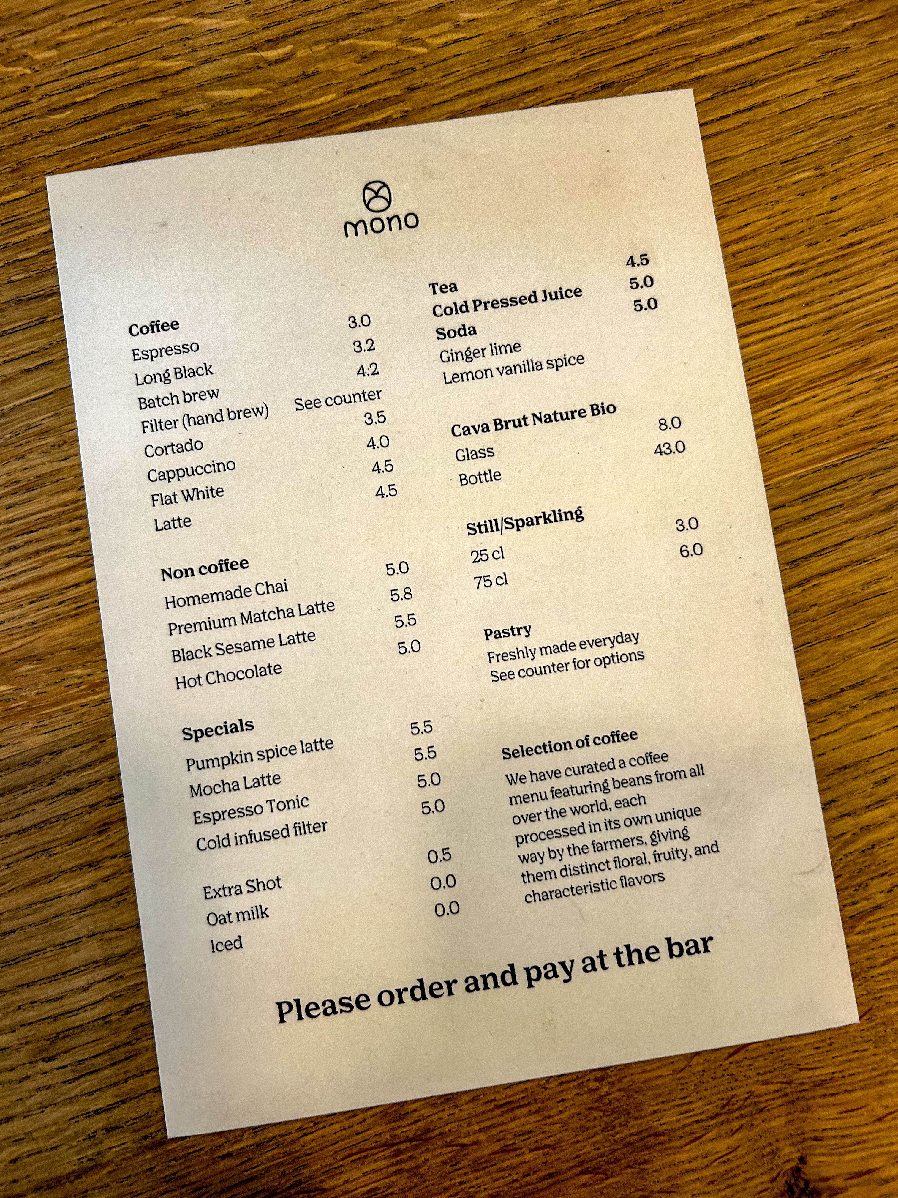 MONO Coffee Antwerp
